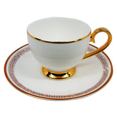 Knightsbridge Gold Tea Cup & Saucer, Gold